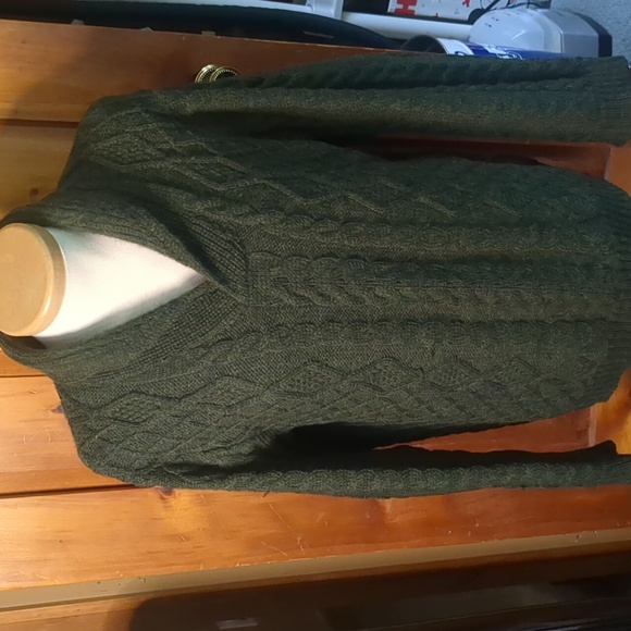 COUNTRY CLASSICS* Bunratty Shawl Neck sweater 100% wool long sleeve XXL men's - Picture 4 of 17